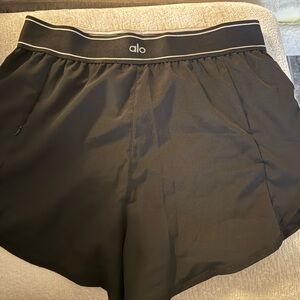 Alo Black Athletic Shorts